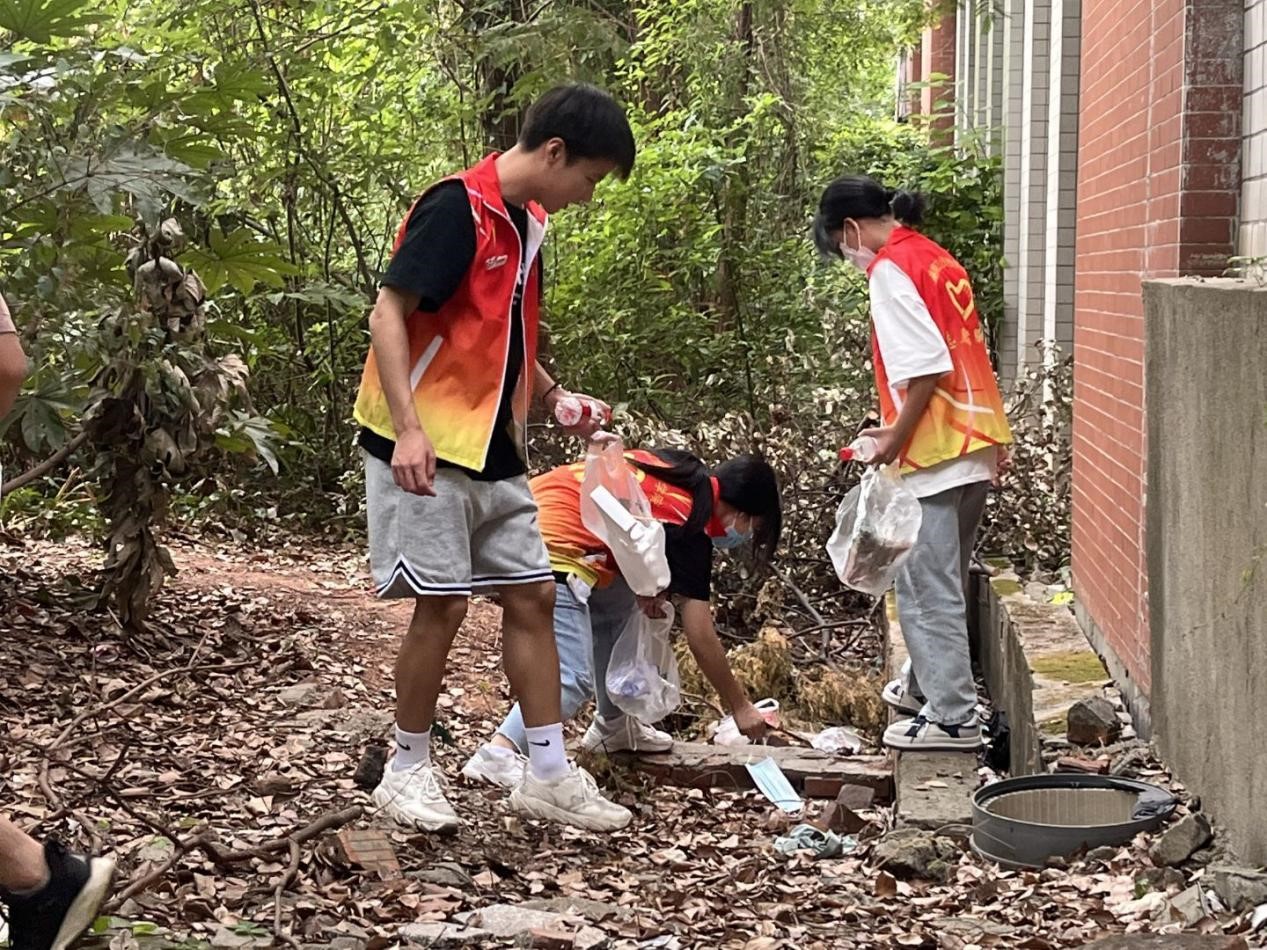 半岛在线注册师生参与“净滩”志愿服务活动