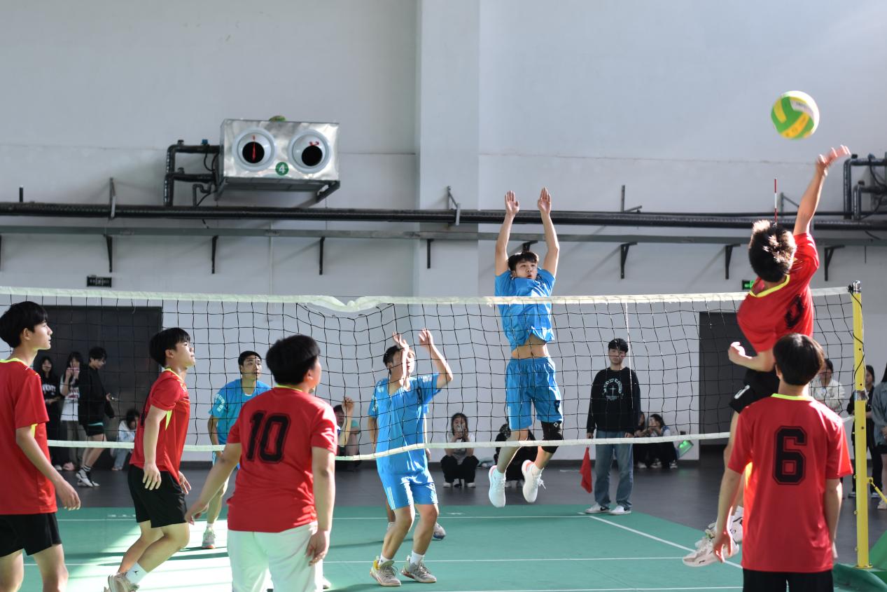 比拼激扬梦想  跃动磨砺锋芒——半岛在线注册“2023年‘阳光杯’学生排球赛、‘竞攀杯’学生篮球赛”开赛